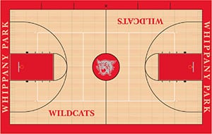 court floor design