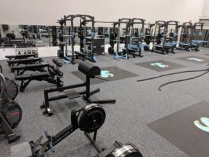 rubber floors weight room