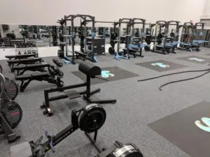 rubber floors weight room