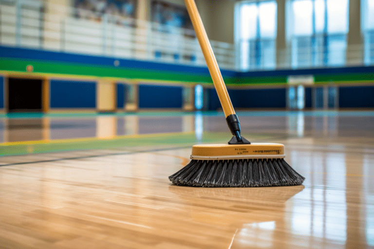 hardwood gym floor recoating