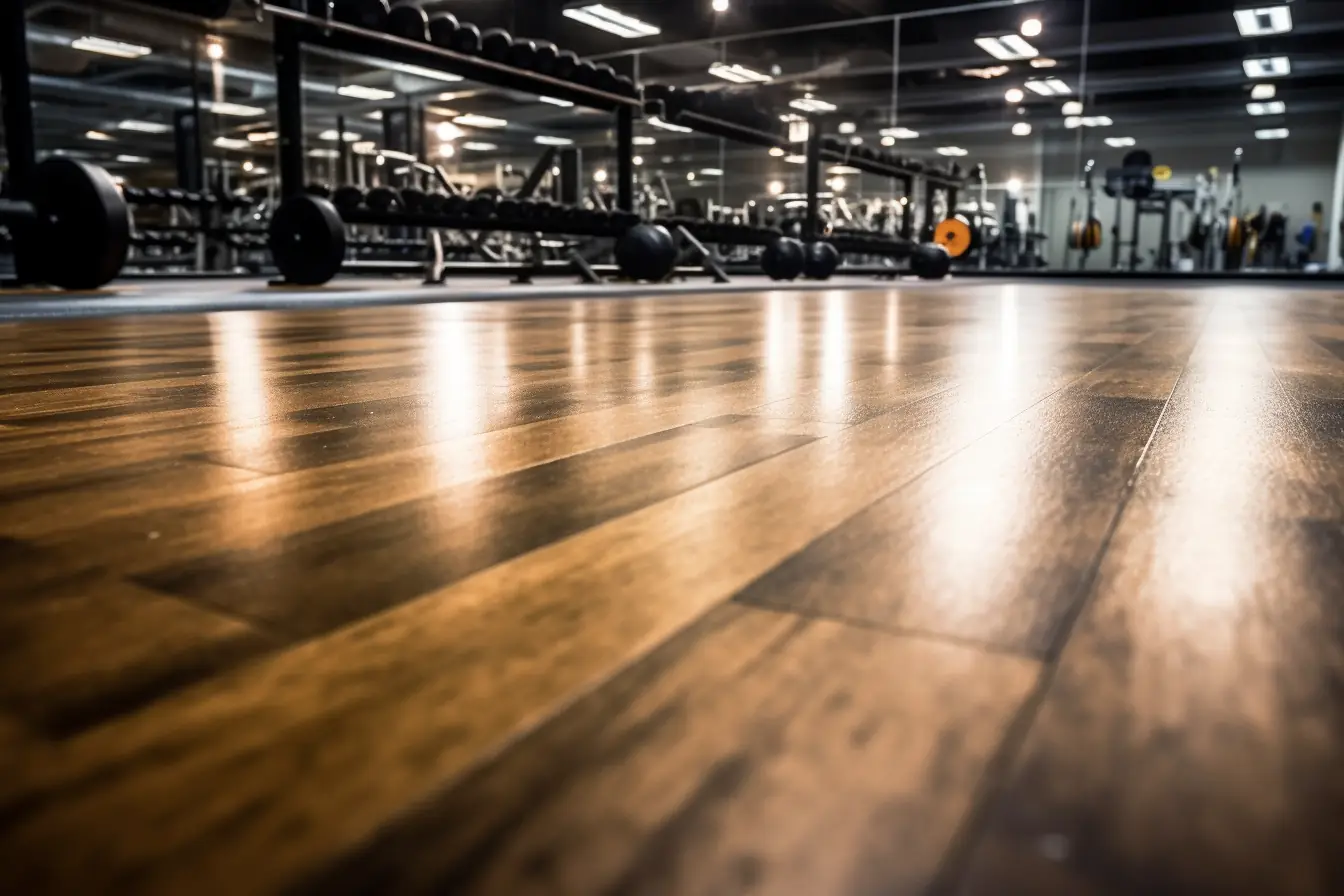 gym floor zones