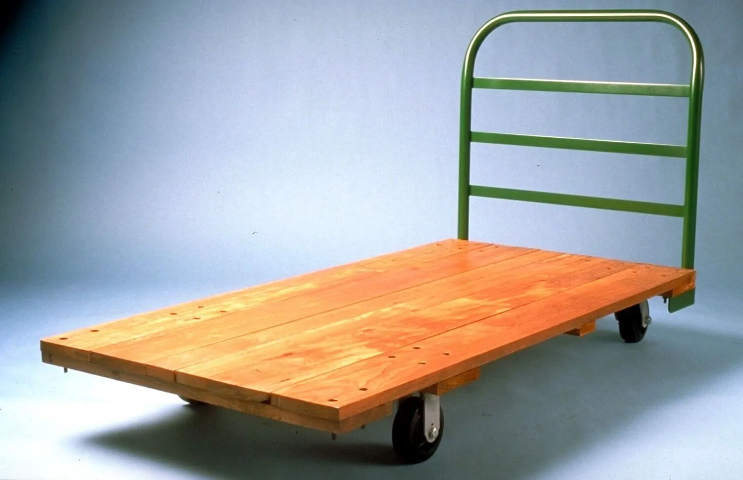 Rolling storage cart for gym floor cover tiles